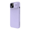 Θήκη Σιλικόνης Nillkin CamShield Silky Apple iPhone 14 Λιλά