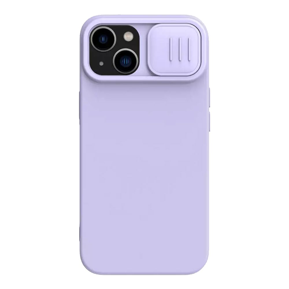 Θήκη Σιλικόνης Nillkin CamShield Silky Apple iPhone 14 Λιλά