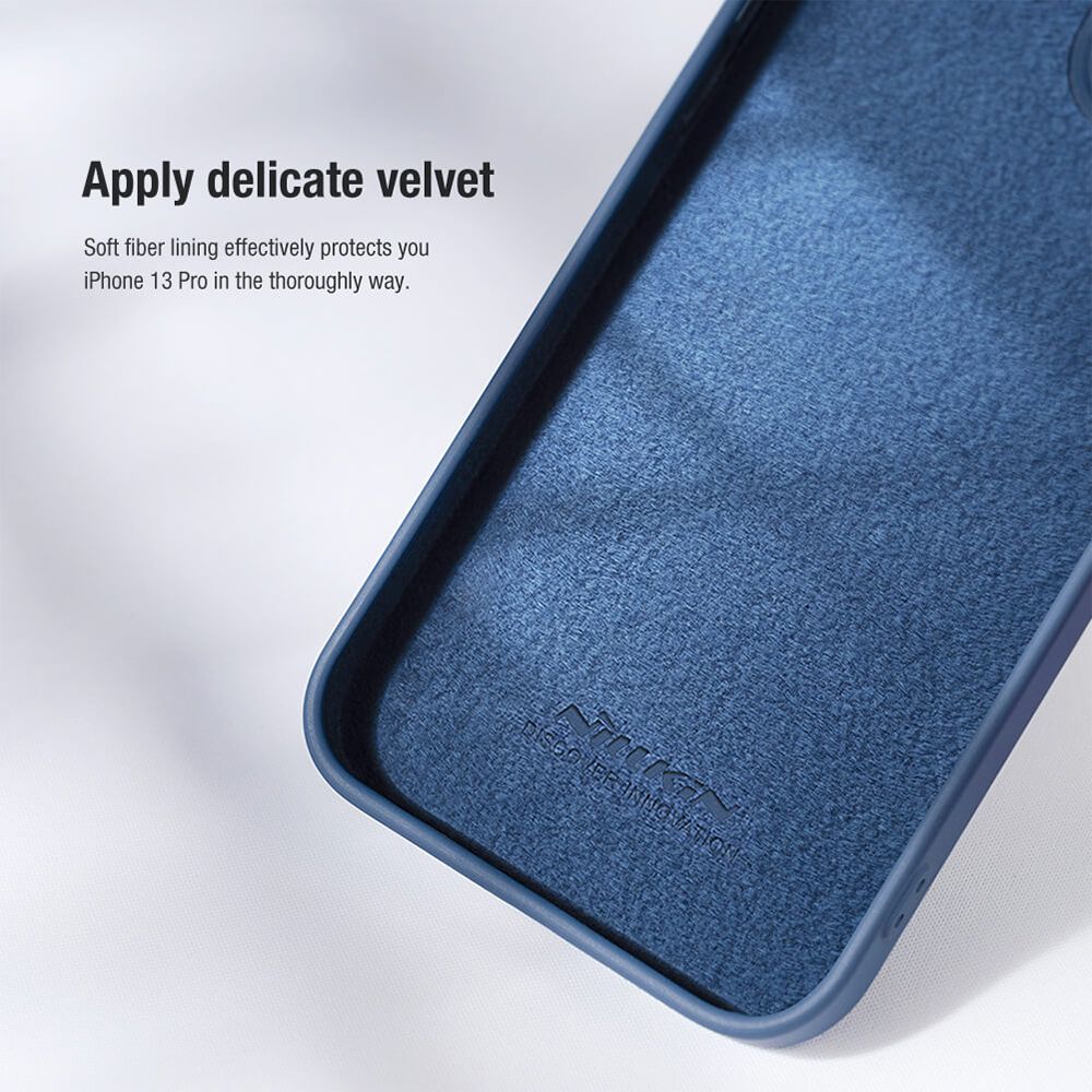 Θήκη Σιλικόνης Nillkin CamShield Silky Apple iPhone 14 Pro Μαύρο