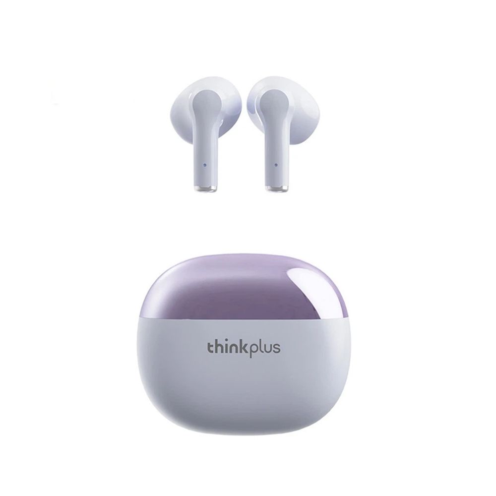 Ακουστικά Bluetooth Lenovo X15 Pro με Θήκη Φόρτισης Λιλά