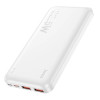 Powerbank Hoco J101 Ultra Thin 10000mAh, με 2 Θύρες USB-A και Θύρα USB-C, 22.5W PD Λευκό