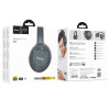 Ασύρματα Ακουστικά Kεφαλής HOCO W37 Active Noise Cancelation Μπλε Γκρι