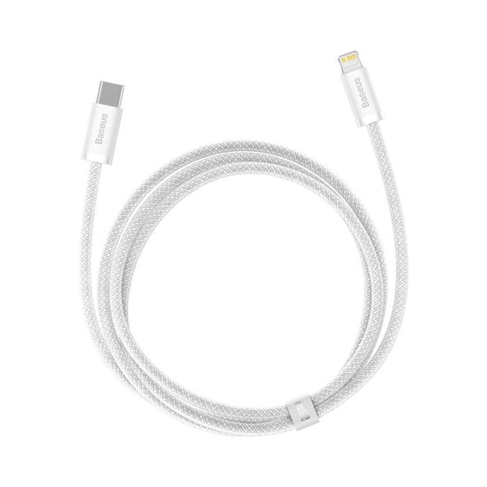 Καλώδιο Baseus Dynamic Braided USB Typ C - Lightning PD20W Fast Charge 1 μέτρο Λευκό