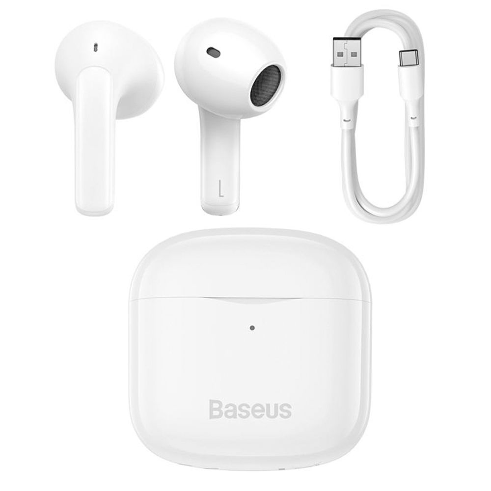 Ακουστικά Bluetooth Baseus TWS Bowie E3 Λευκό