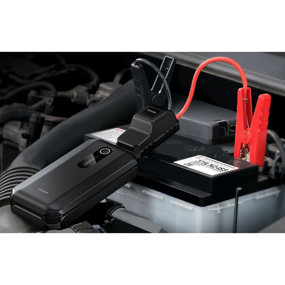 Εκκινητής Jump Starter Αυτοκινήτου Baseus Super Energy 10000mAh 1000A 12V Μαύρο
