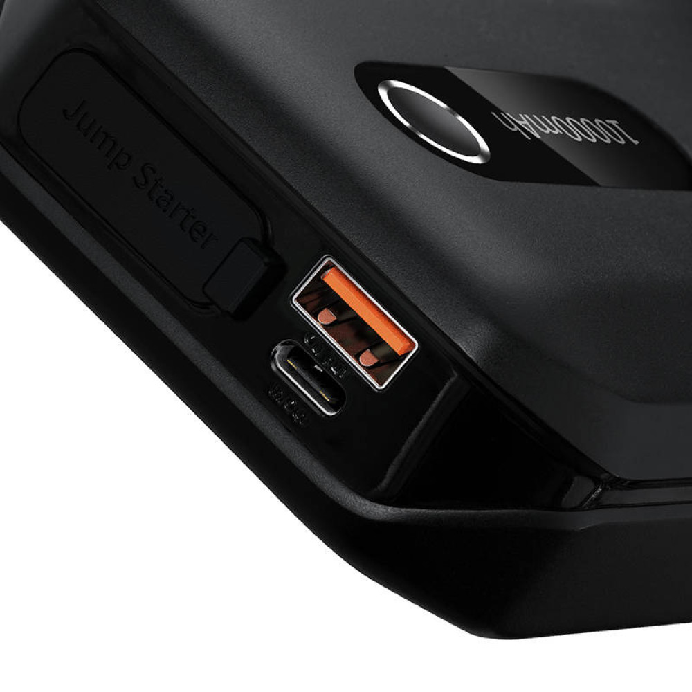 Εκκινητής Jump Starter Αυτοκινήτου Baseus Super Energy 10000mAh 1000A 12V Μαύρο