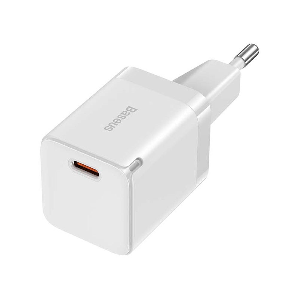 Φορτιστής Baseus GAN3 USB-C 30W Power Delivery / Quick Charge 4+ Λευκό
