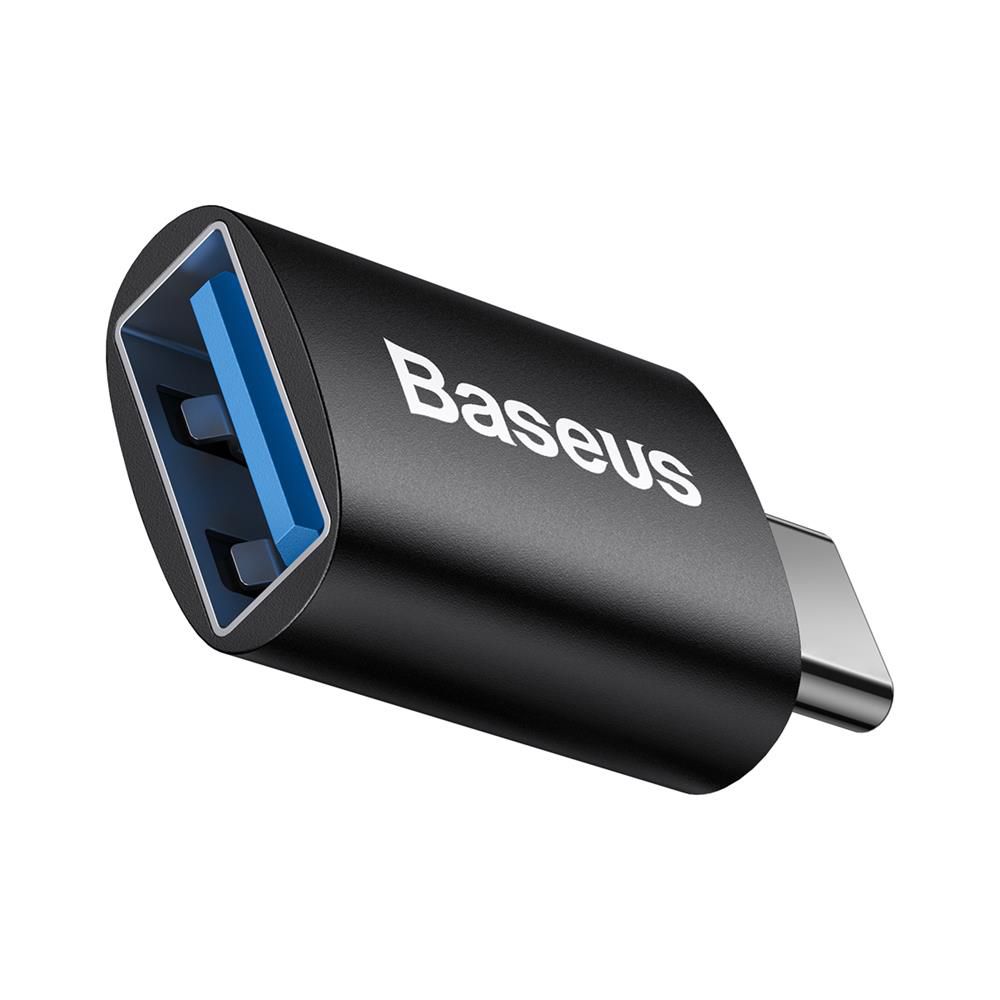 OTG Baseus Ingenuity USB-C to USB-A Female Μαύρο