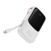 Baseus Qpow Pro Power Bank 10000mAh 22.5W με Καλώδιο USB-C Λευκό