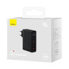 Φορτιστής Baseus GaN5 Pro Quick Charger 2xUSB-C + USB 140W με καλώδιο Type-C Μαύρο
