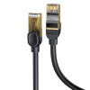 Καλώδιο Ethernet RJ45 Baseus Round Cat.7 1,5m Μαύρο