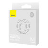 Baseus Ring Halo MagSafe 2pcs Ασημί
