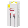 Καλώδιο Baseus MVP 2 Elbow Braided USB σε Lightning 20W 1m Μαύρο / Κόκκινο