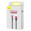 Καλώδιο Baseus MVP 2 Elbow Braided USB-C/ Lightning PD 20W 1m Μαύρο / Κόκκινο
