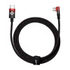 Καλώδιο Baseus MVP 2 Elbow Braided USB-C PD 100W 2m Μαύρο / Κόκκινο