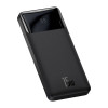 Powerbank Baseus Bipow 10000mAh, με 2 Θύρες USB-A και Θύρα USB-C, 15W PD Μαύρο