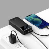 Powerbank Baseus Bipow 30000mAh, με 2 Θύρες USB-A και Θύρα USB-C, 15W PD Μαύρο