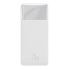 Powerbank Baseus Bipow 10000mAh, με 2 Θύρες USB-A και Θύρα USB-C, 20W PD Λευκό