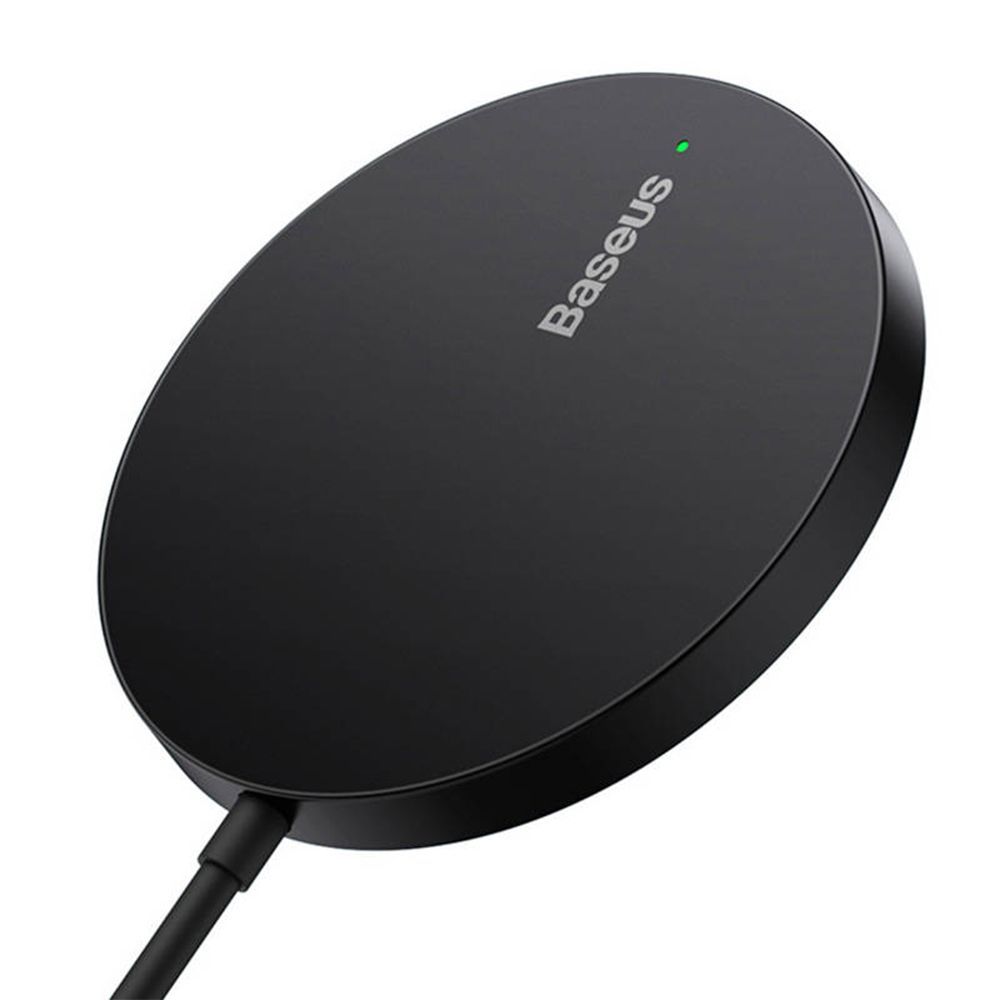 Ασύρματος Φορτιστής Baseus Simple Mini3 15W Qi Magsafe Μαύρο
