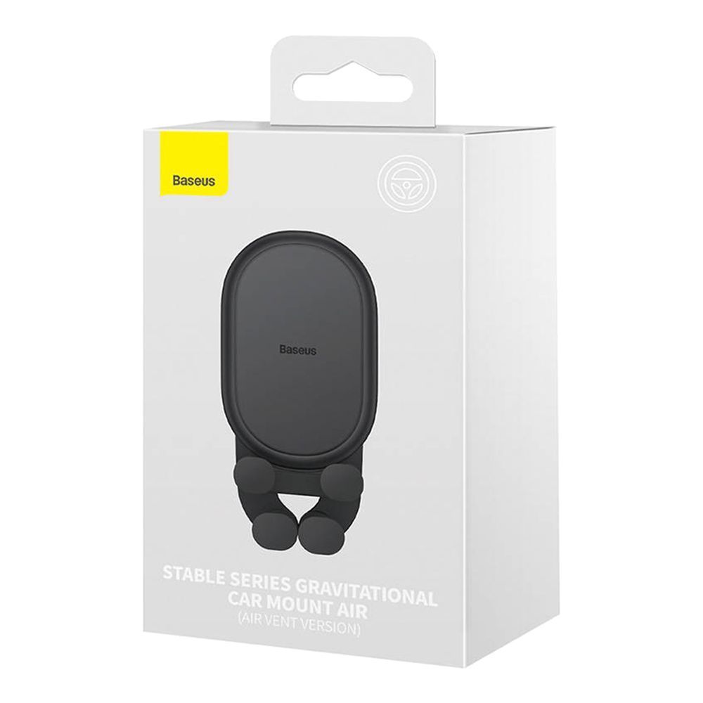 Bάση Αεραγωγού Baseus Stable Gravitational Car Phone Holder Μαύρο