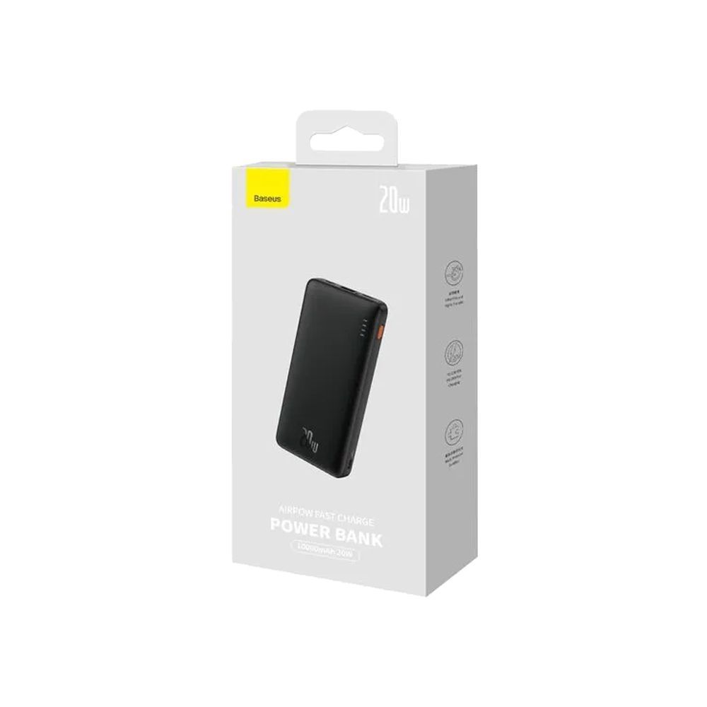 Powerbank Baseus Airpow 10000mAh 20W PD Μαύρο