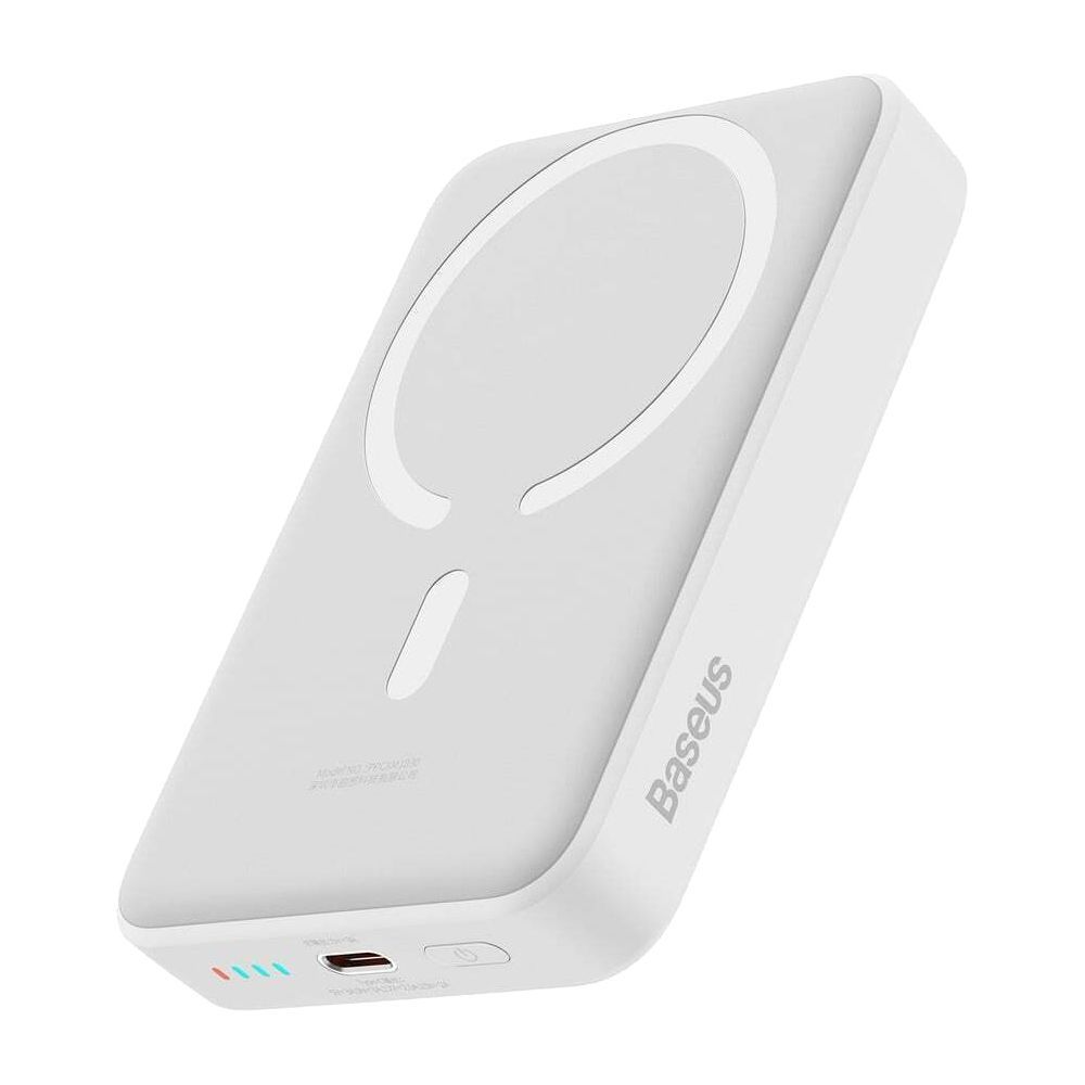 Powerbank Baseus Magnetic Mini 10000mAh, με Θύρα USB-C, 30W PD Λευκό