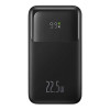 Powerbank Baseus Comet 10000mAh, 22.5W με ενσωματωμένα καλώδια Type-C & Lightning Μαύρο