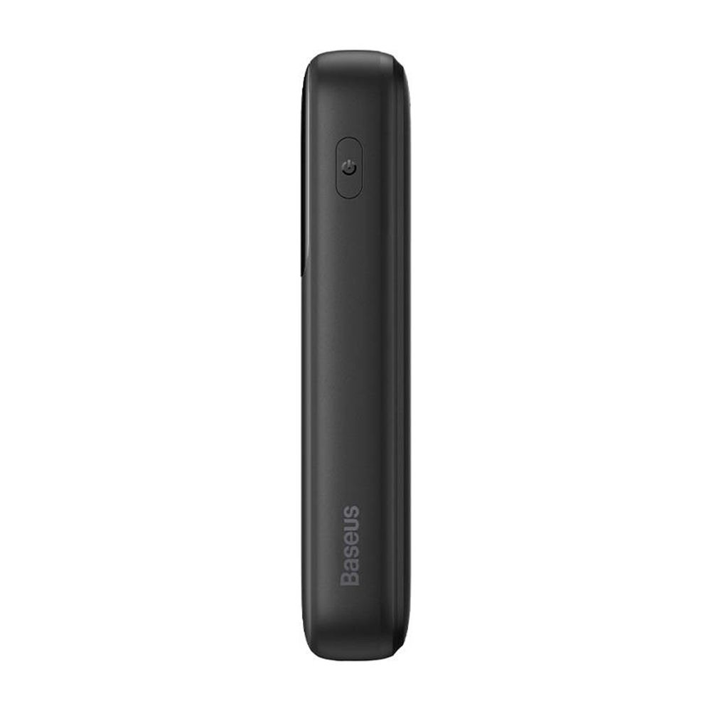 Powerbank Baseus Comet 10000mAh, 22.5W με ενσωματωμένα καλώδια Type-C & Lightning Μαύρο