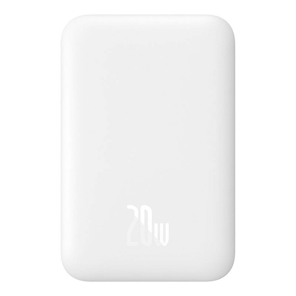 Powerbank Baseus Magnetic Mini Air MagSafe 6000mAh 20W με καλώδιο USB-C Λευκό
