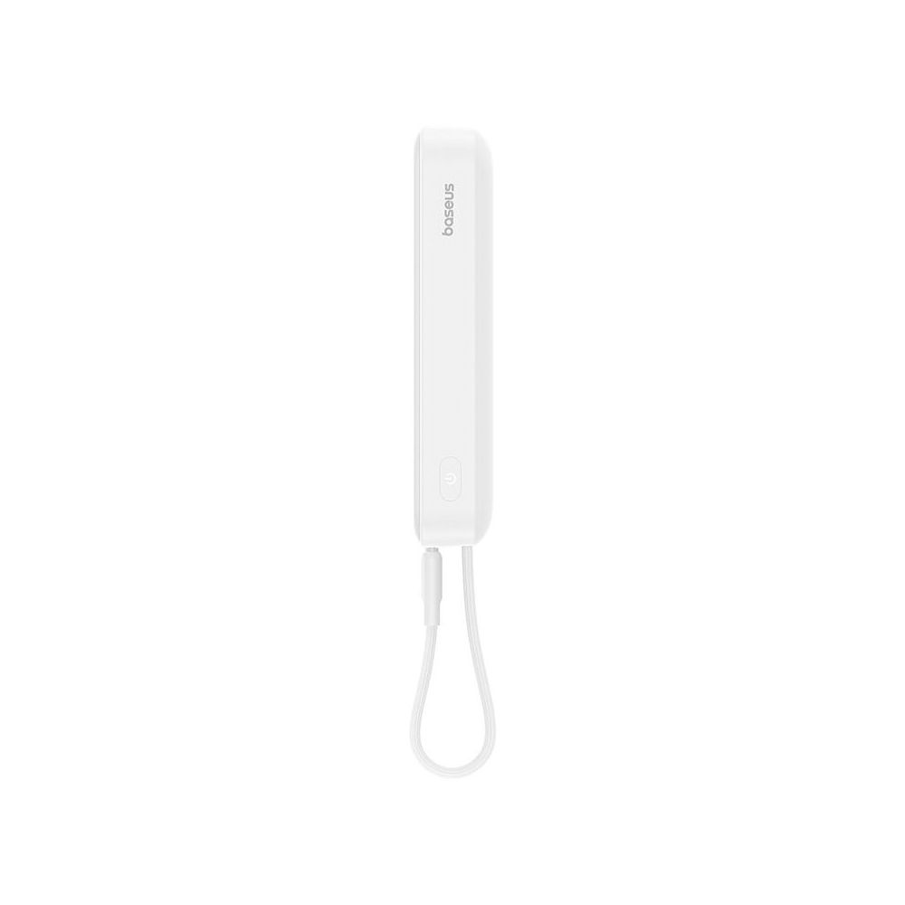 Powerbank Baseus Magnetic Mini 10000mAh, με καλώδιο USB-C, 30W PD Λευκό