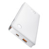 Powerbank Baseus Airpow Air Lite 10000mAh 22.5W PD με ενσωματωμένα καλώδια USB-C & Lightning Λευκό