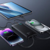Powerbank Baseus Airpow Air Lite 10000mAh 22.5W PD με ενσωματωμένα καλώδια USB-C & Lightning Μαύρο