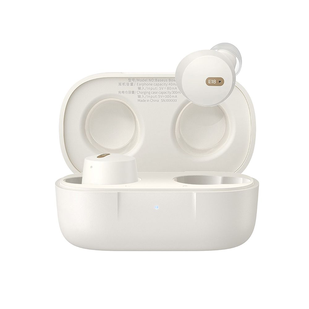 Ακουστικά Baseus Bowie E18 Wireless Earbuds Bluetooth 5.3 TWS Λευκό
