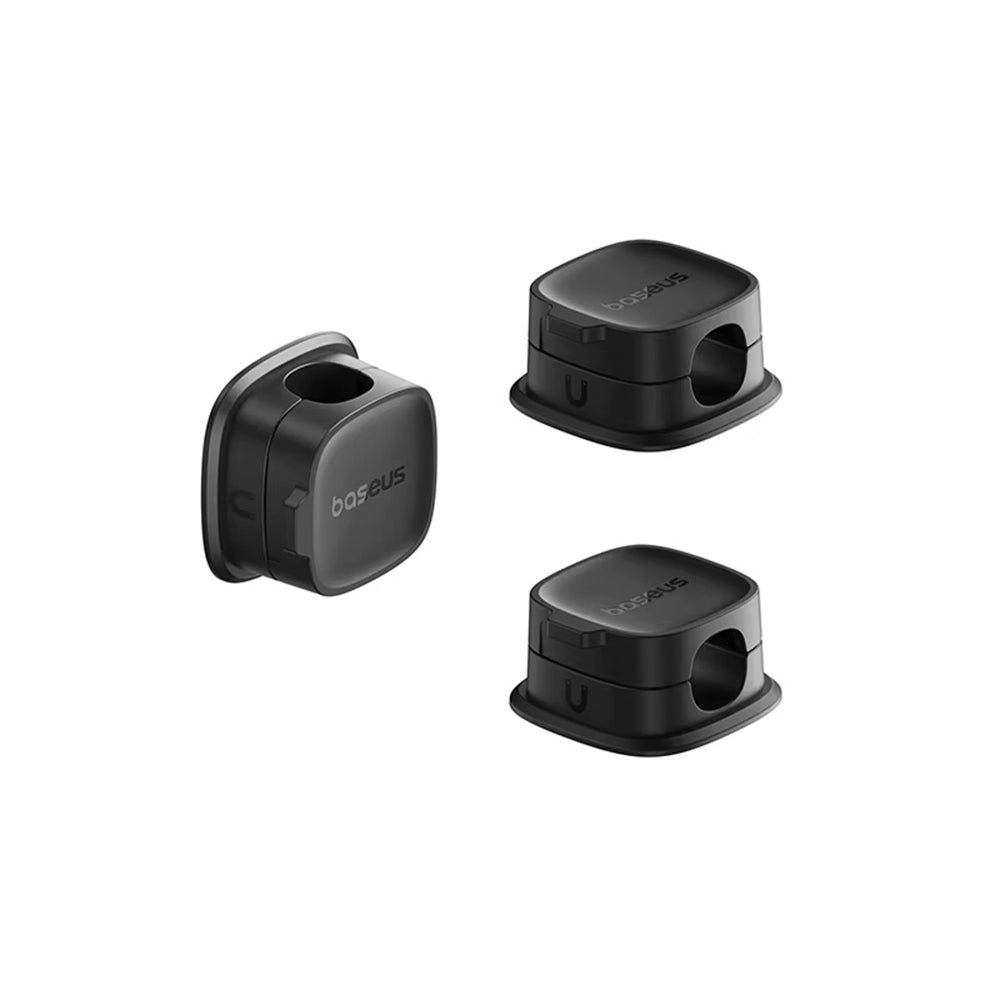 Σετ Οργάνωσης Καλωδίων Baseus Lite Series Magnetic 3 ΤΜΧ Μαύρο
