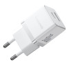 Φορτιστής Baseus Palm Wall Charger USB-A / USB-C 30W καλώδιο Type C 1m Λευκό