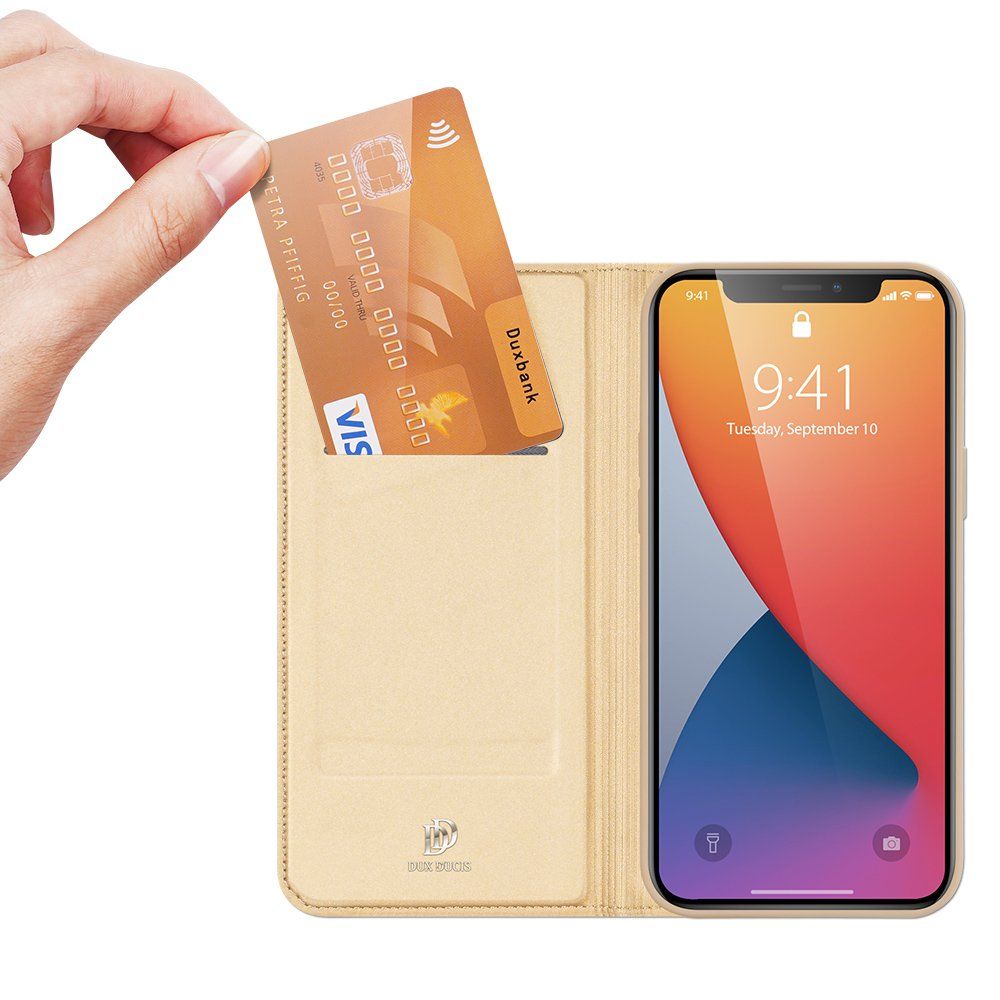DUX DUCIS Skin Pro Book Apple iPhone 12 / iPhone 12 Pro Χρυσό