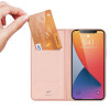 DUX DUCIS Skin Pro Book Apple iPhone 12 Pro Max Ροζ Χρυσό