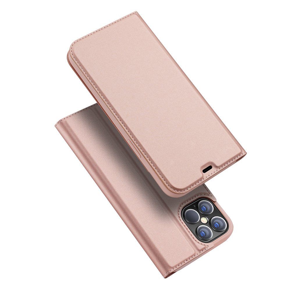 DUX DUCIS Skin Pro Book Apple iPhone 12 Pro Max Ροζ Χρυσό