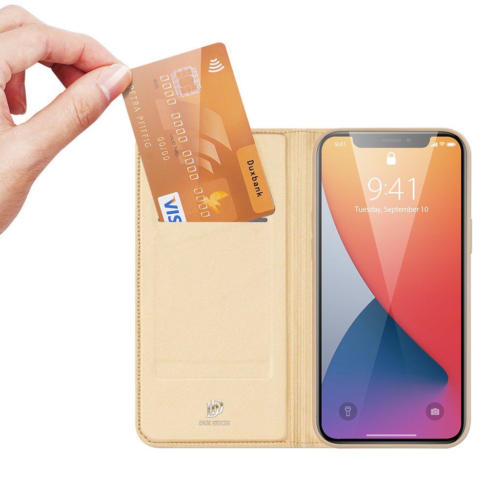 DUX DUCIS Skin Pro Book Apple iPhone 12 Pro Max Χρυσό