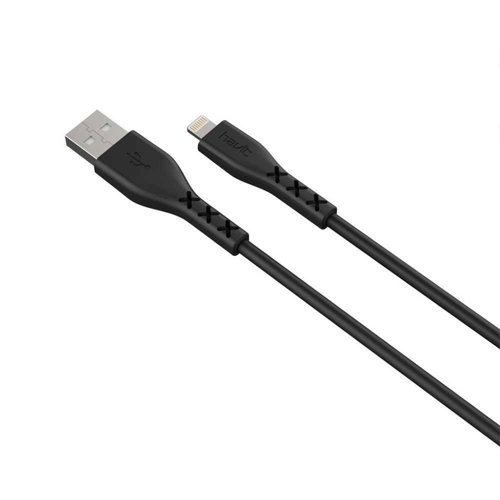 Καλώδιο Havit H66 USB to Lightning 1m Μαύρο
