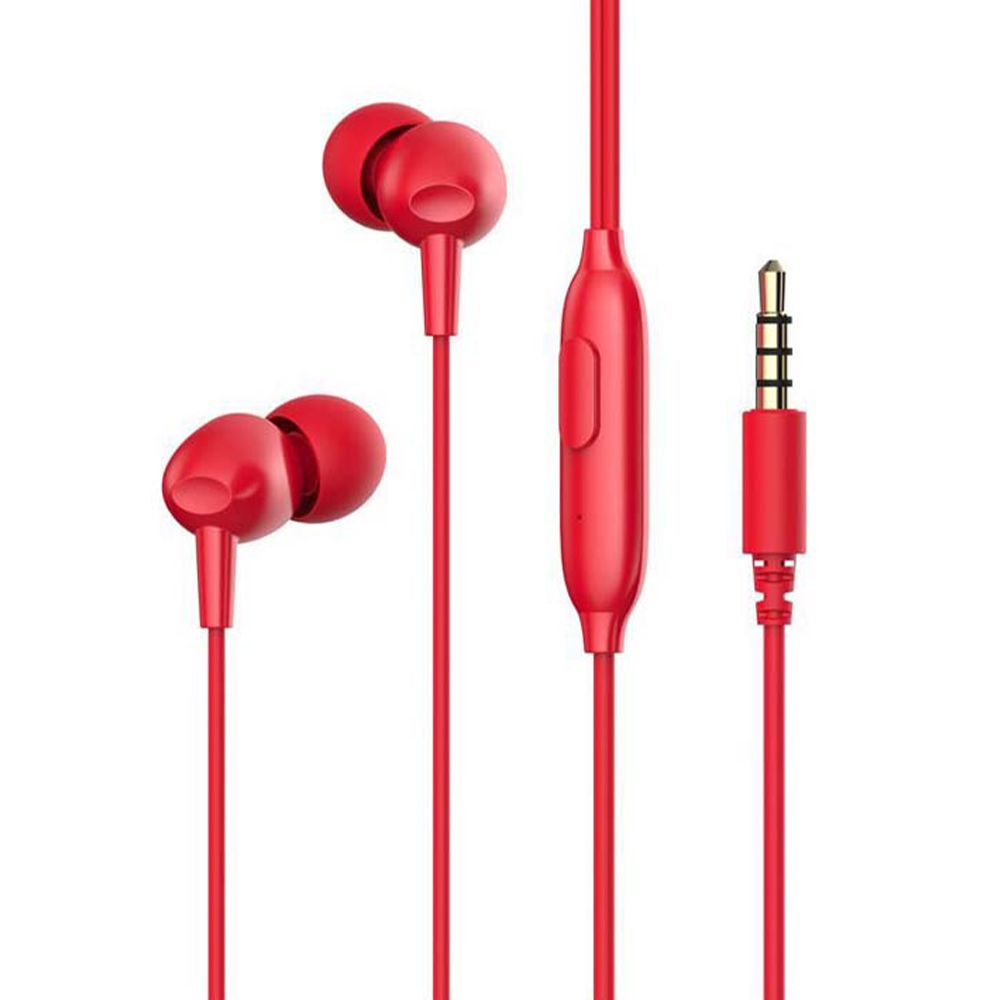 Ακουστικά Havit E48P Jack 3,5mm Κόκκινο