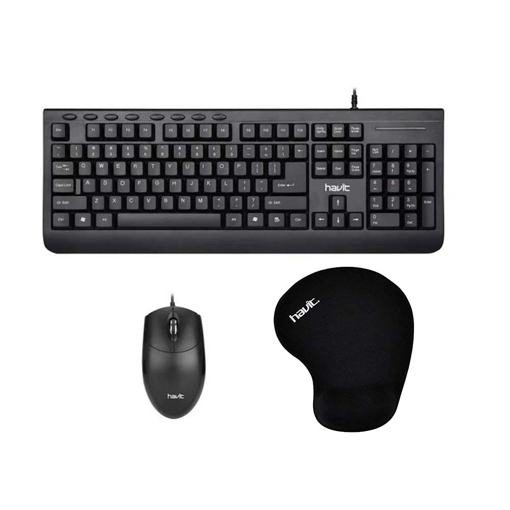 Gadget Πακέτο 2in1 Combo Havit KB540CM+ Μαύρο