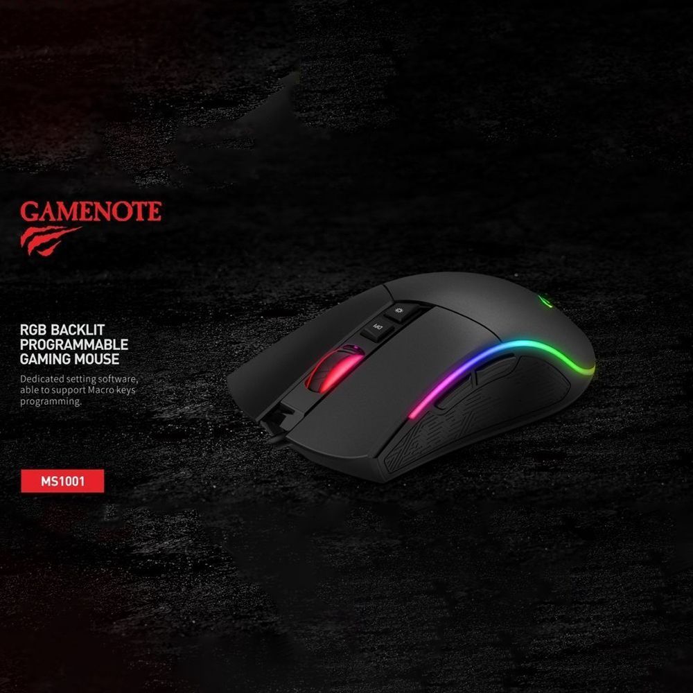 Ενσύρματο Ποντίκι Gaming Havit MS1001A 4800 DPI Μαύρο