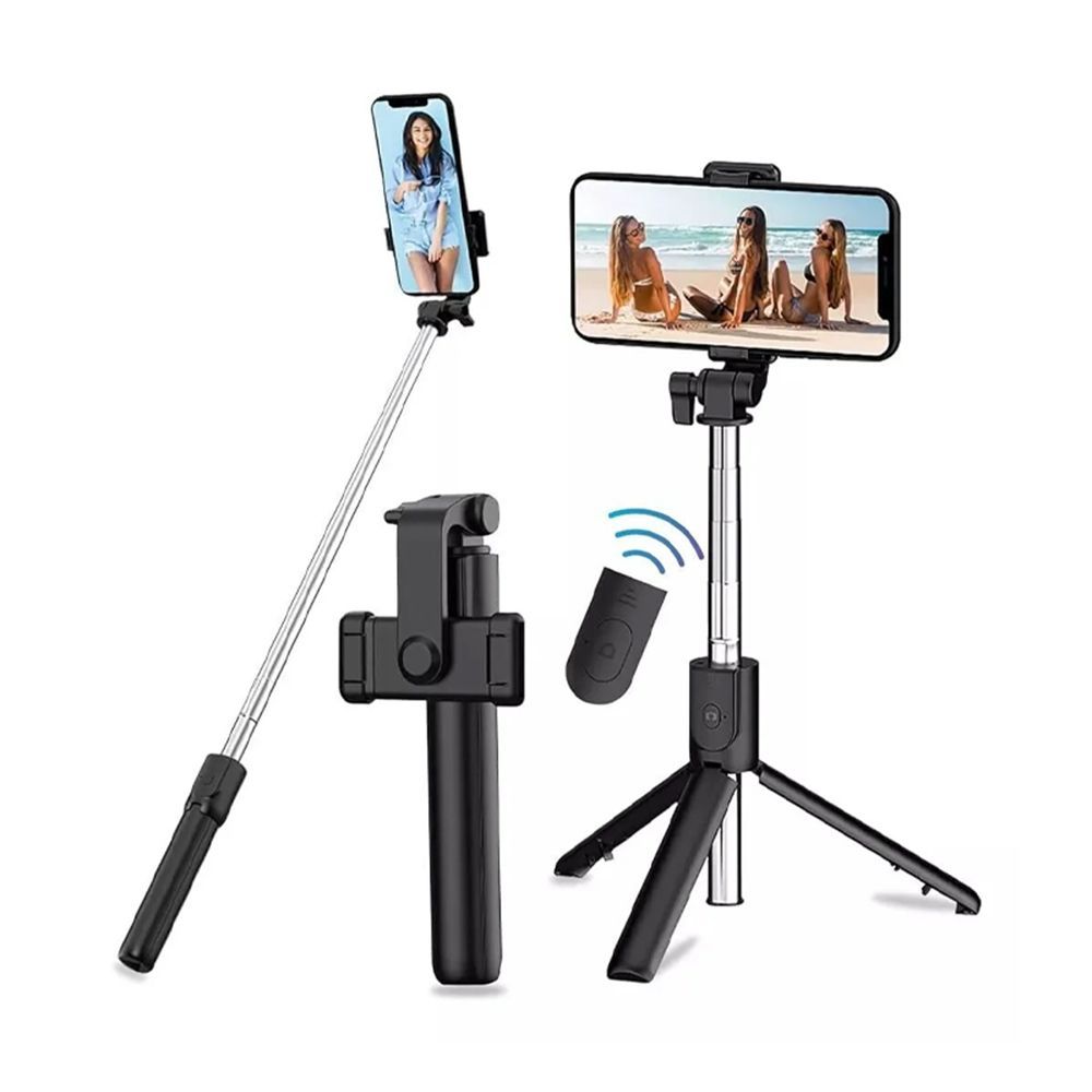 Havit ST7033 Selfie Stick & Tripod Combo με Bluetooth Μαύρο