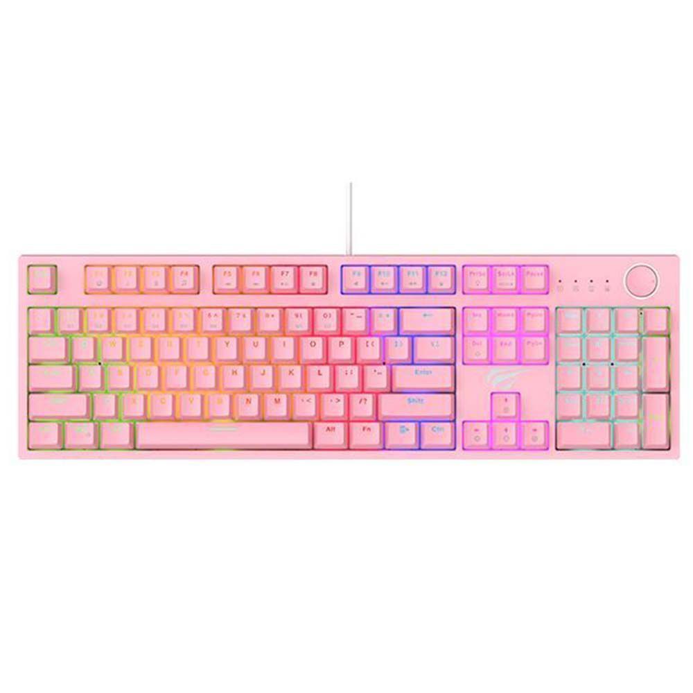 Gaming πληκτρολόγιο - Havit KB871L (PINK) Ροζ