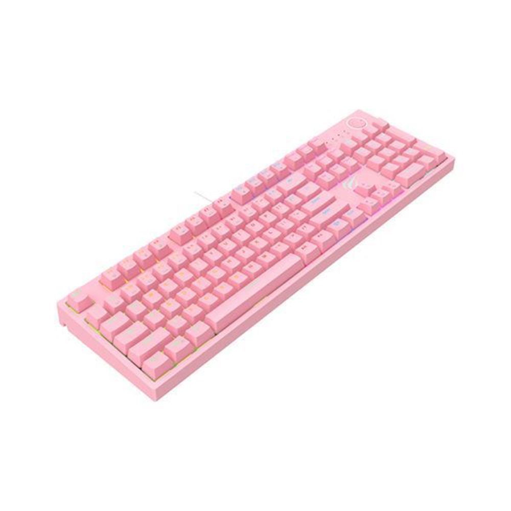 Gaming πληκτρολόγιο - Havit KB871L (PINK) Ροζ