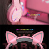 Gaming Ακουστικά Havit H2233d On Ear Gaming Headset με σύνδεση USB / 3.5mm Ροζ Ροζ