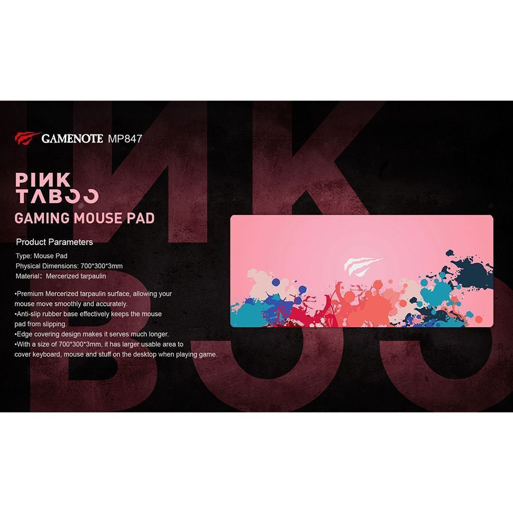 Gaming Mousepad - Havit MP847 (PINK) Ροζ