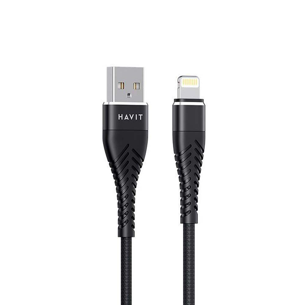 Καλώδιο Havit CB705 USB 2.0 σε Lightning 1Μ Μαύρο