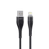 Καλώδιο Havit CB705 USB 2.0 σε Lightning 1Μ Μαύρο